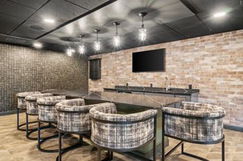 Speakeasy style lounge